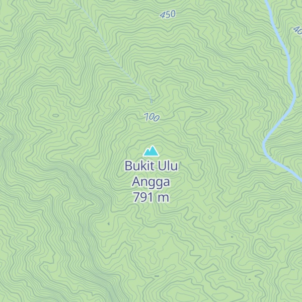 Map of Bukit Ulu Angga