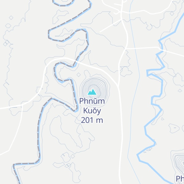 Map of Phnŭm Kuŏy