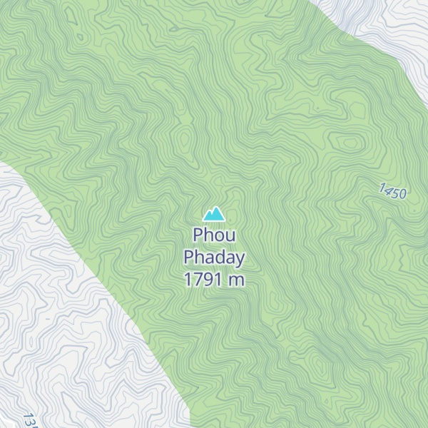 Map of Phou Phaday