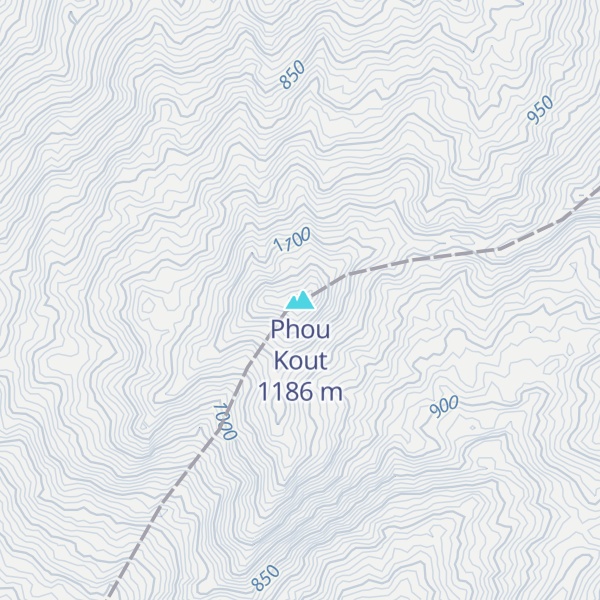 Map of Phou Kout