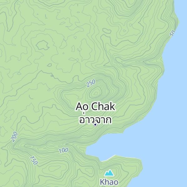 Map of Khao Phaenthi