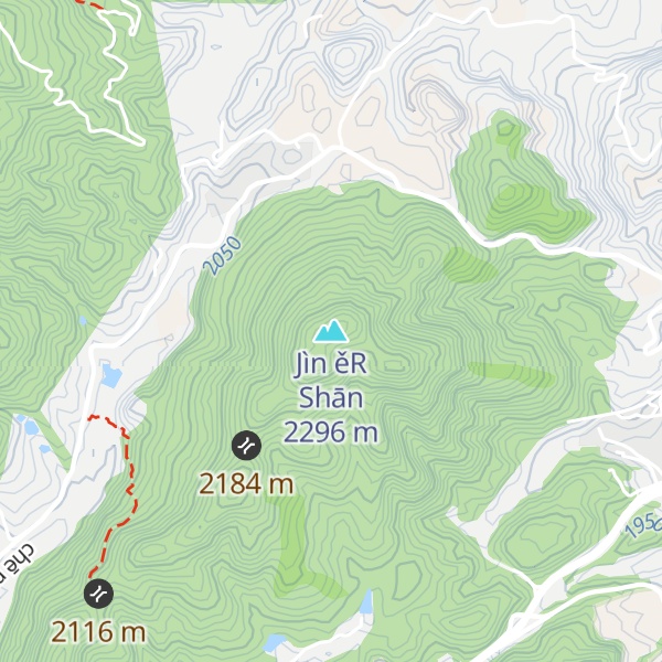 Map of Jìn ěR Shān