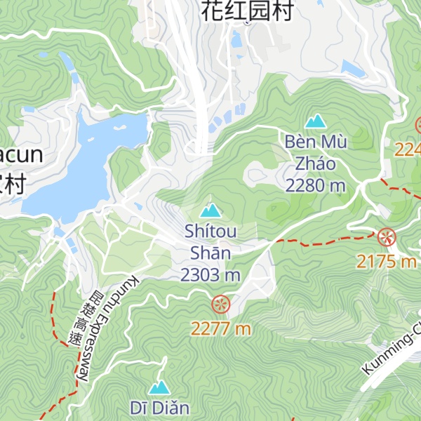 Map of Shítou Shān