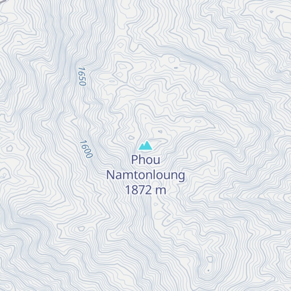 Map of Phou Namtonloung