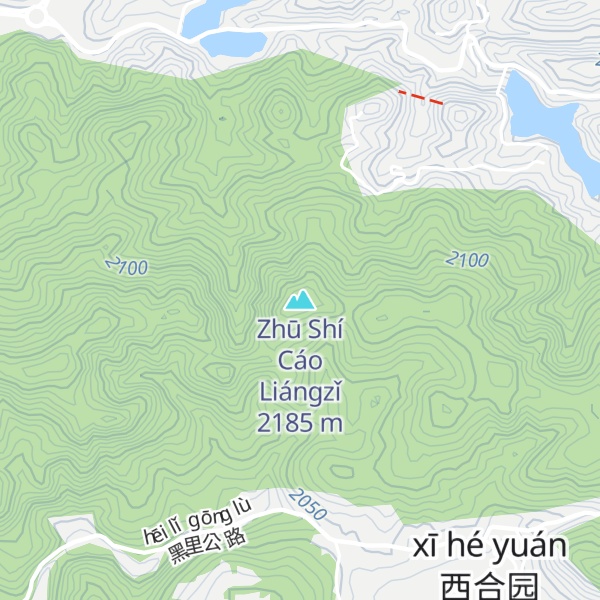 Map of Zhū Shí Cáo Liángzǐ