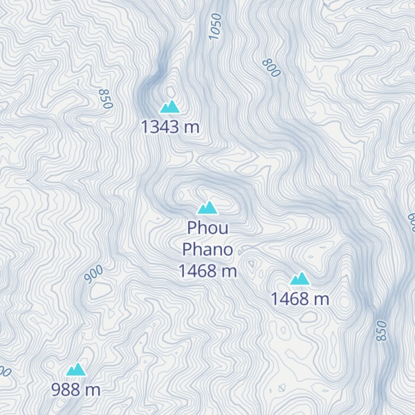 Map of Phou Phano