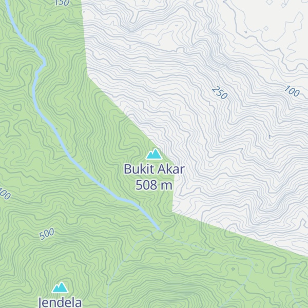 Map of Bukit Akar