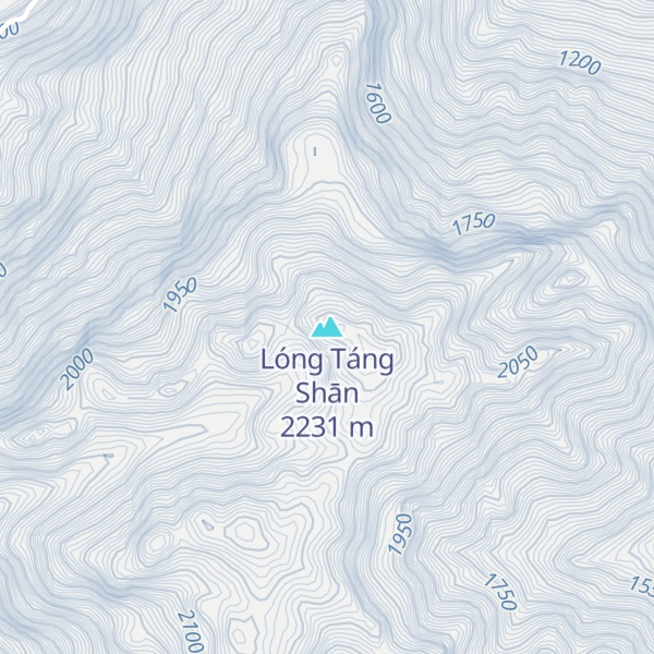 Map of Lóng Táng Shān