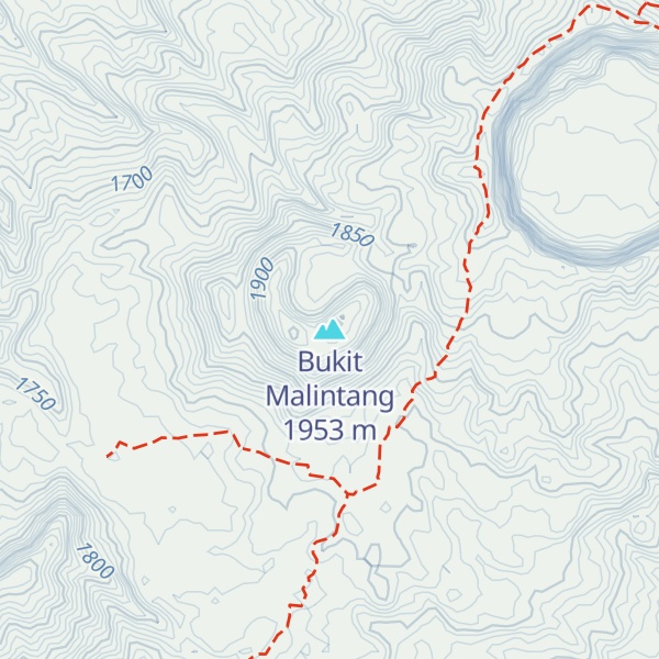 Map of Bukit Malintang