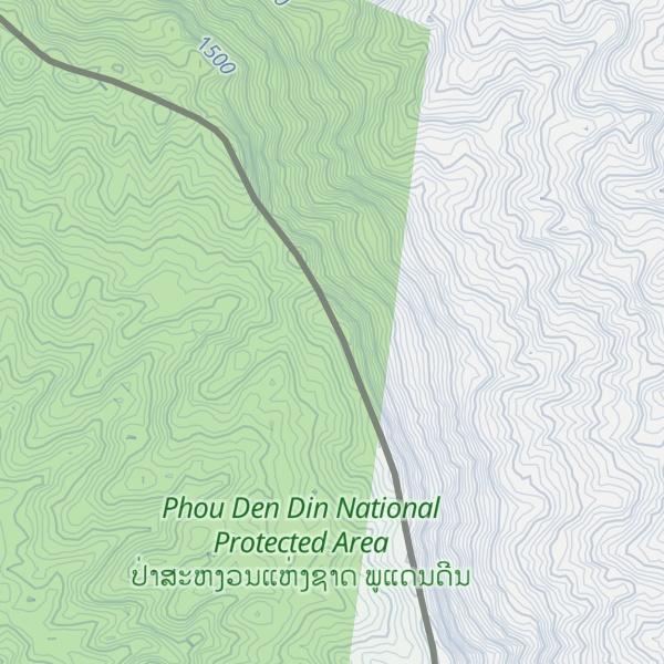 Map of Phou Dendinh