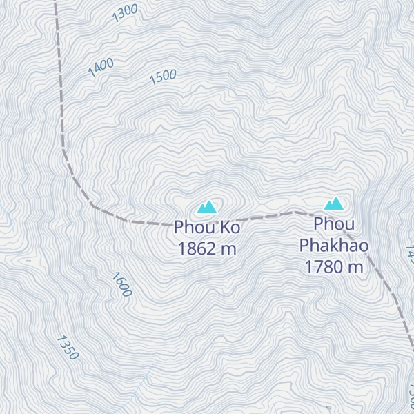 Map of Phou Ko