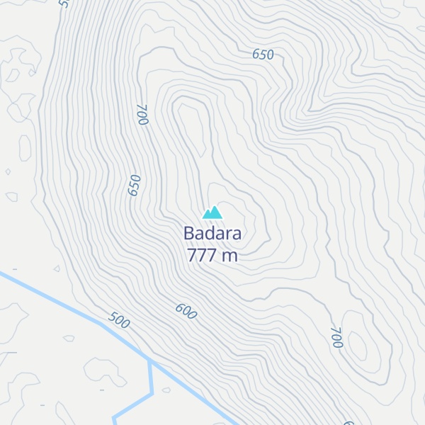 Map of Badara
