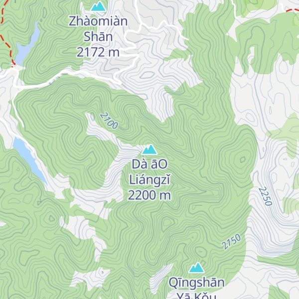 Map of Dà āO Liángzǐ