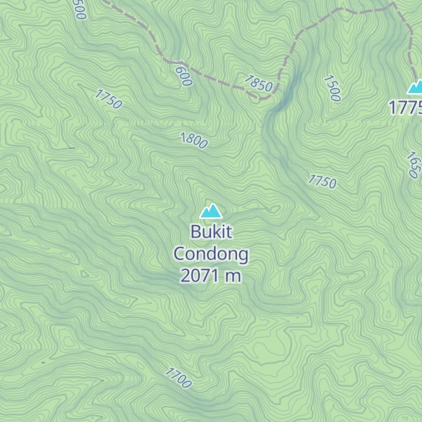 Map of Bukit Condong
