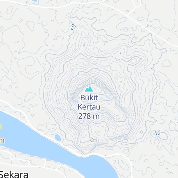Map of Bukit Kertau