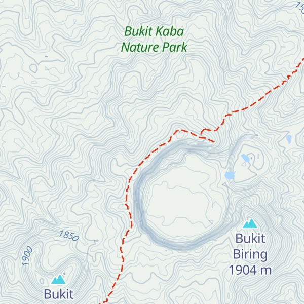 Map of Bukit Kaba