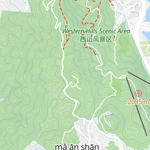Map of Tài Huàshān