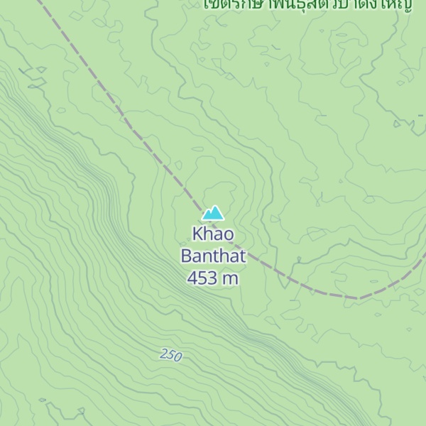 Map of Khao Banthat