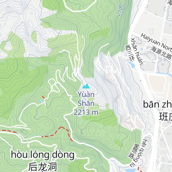 Map of Yùàn Shān
