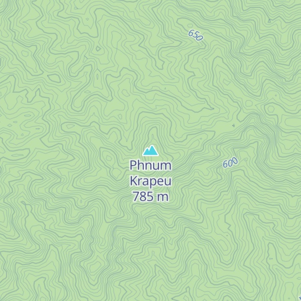 Map of Phnum Krapeu