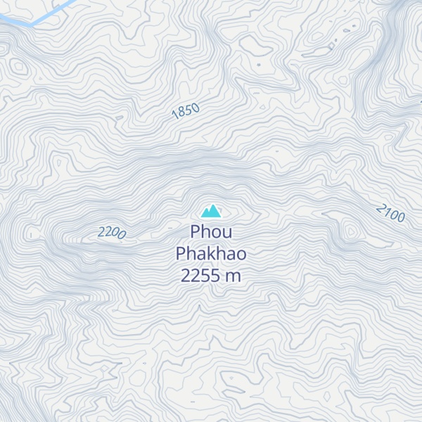 Map of Phou Phakhao