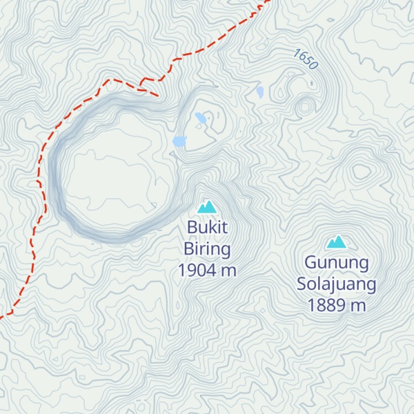 Map of Bukit Biring