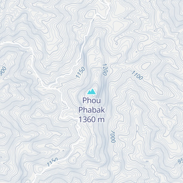 Map of Phou Phabak
