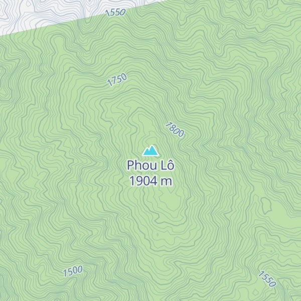 Map of Phou Lô