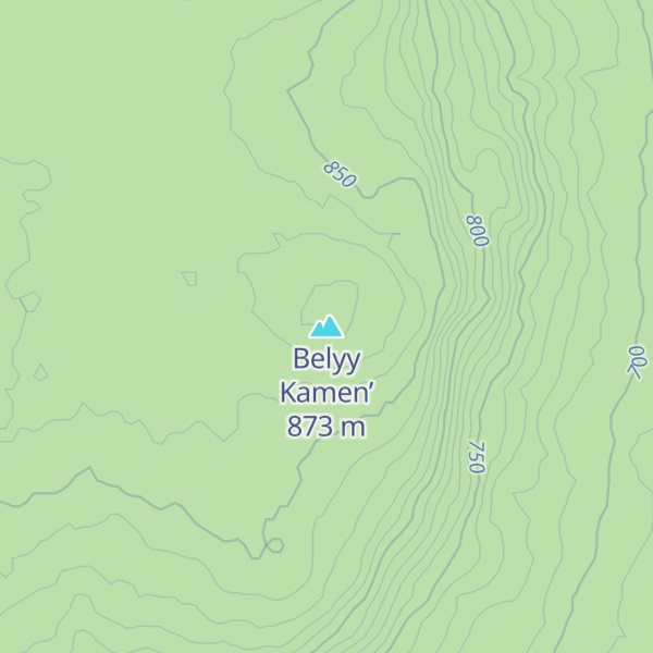 Map of Belyy Kamen’