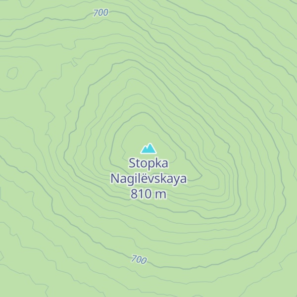 Map of Stopka Nagilëvskaya