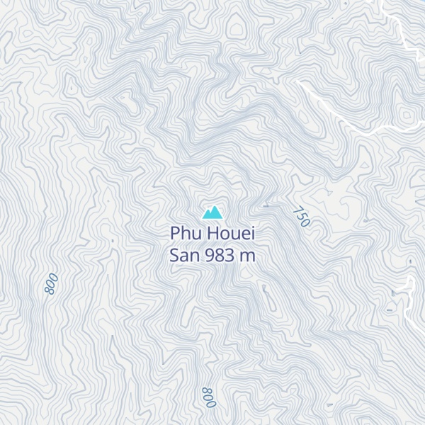 Map of Phu Houei San