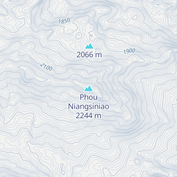 Map of Phou Niangsiniao