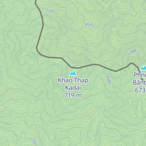 Map of Khao Thap Kadai