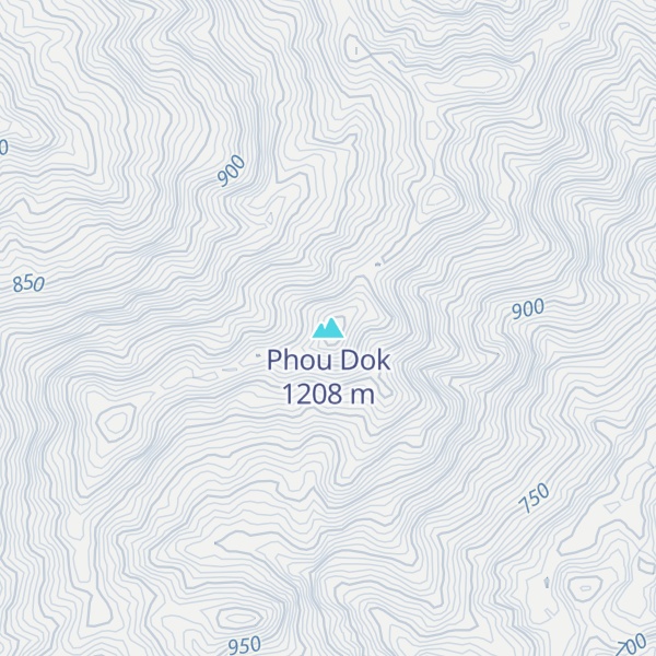Map of Phou Dok