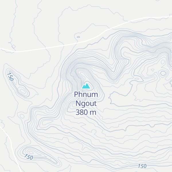Map of Phnum Ngout