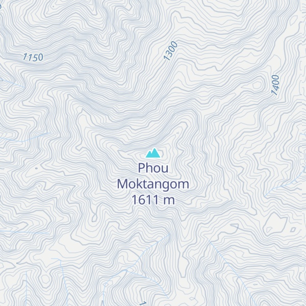 Map of Phou Moktangom