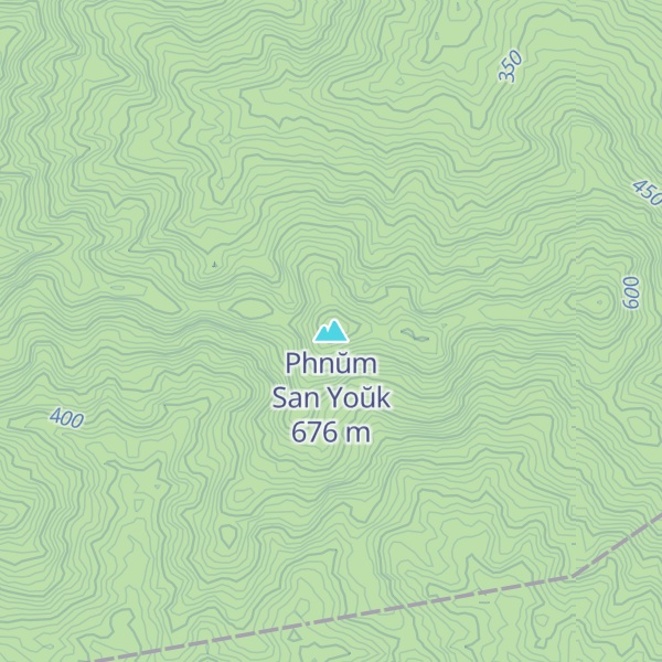 Map of Phnŭm San Yoŭk