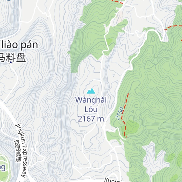 Map of Wànghǎi Lóu