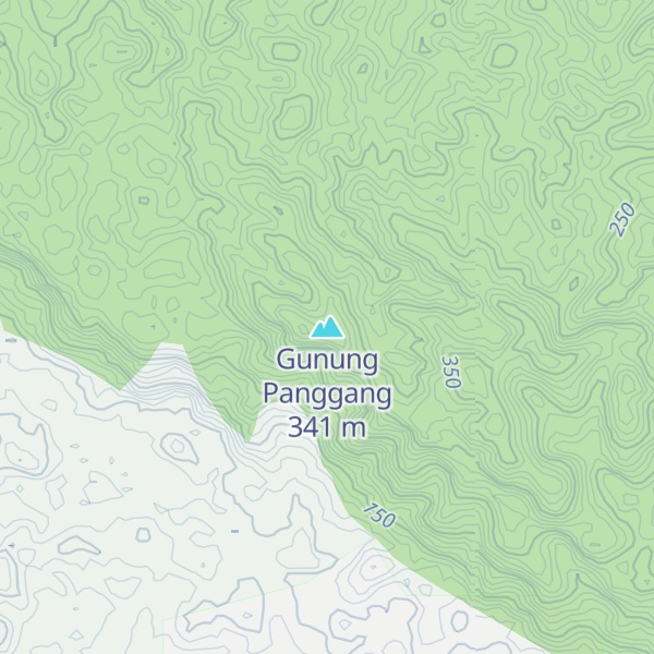Map of Gunung Panggang