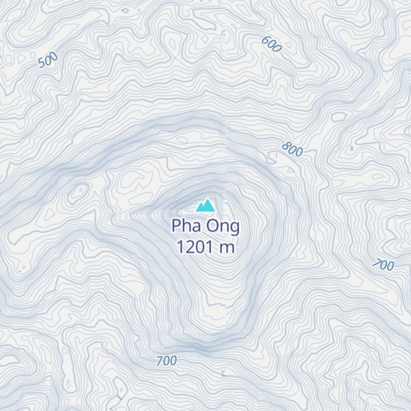 Map of Pha Ong
