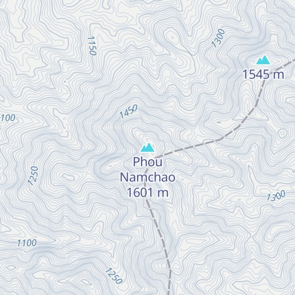 Map of Phou Namchao