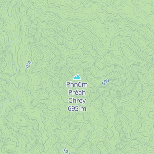 Map of Phnŭm Préah Chrey