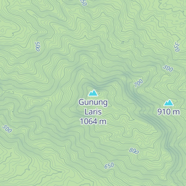 Map of Gunung Laris