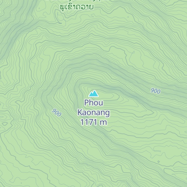 Map of Phou Kaonang