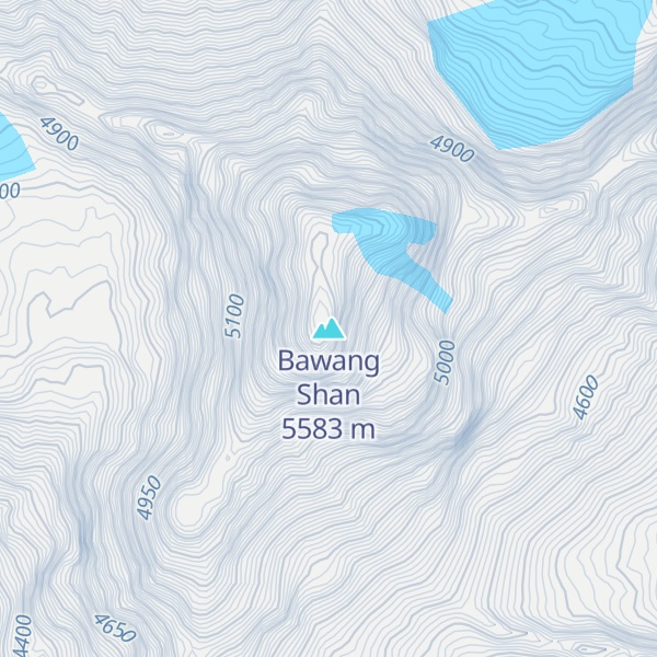 Map of Bawang Shan