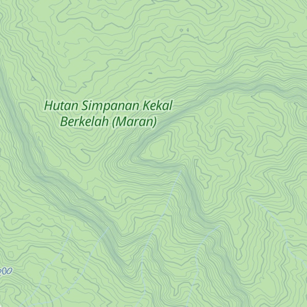 Map of Gunung Berantai