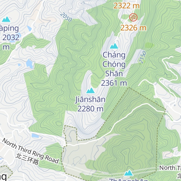 Map of Jiānshān