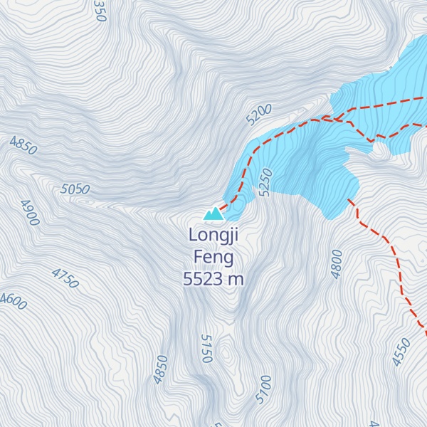 Map of Longji Feng