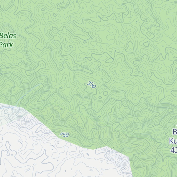 Map of Pegunungan Bukit Dua Belas