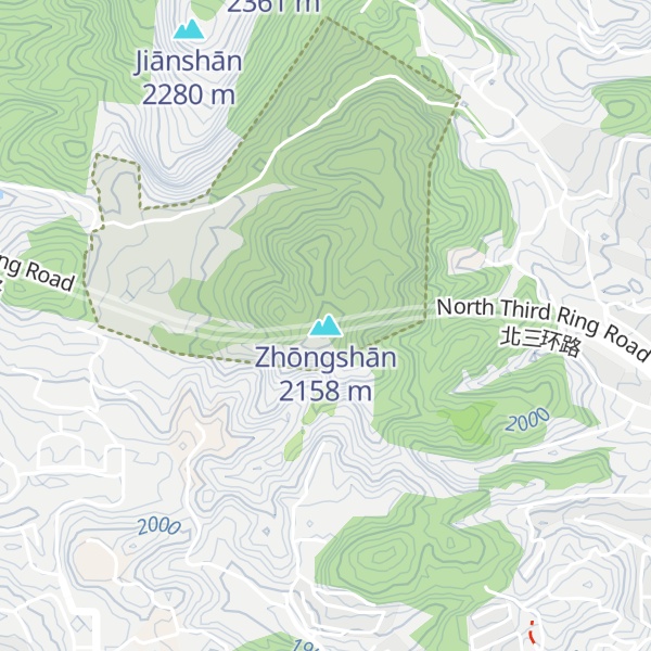 Map of Zhōngshān